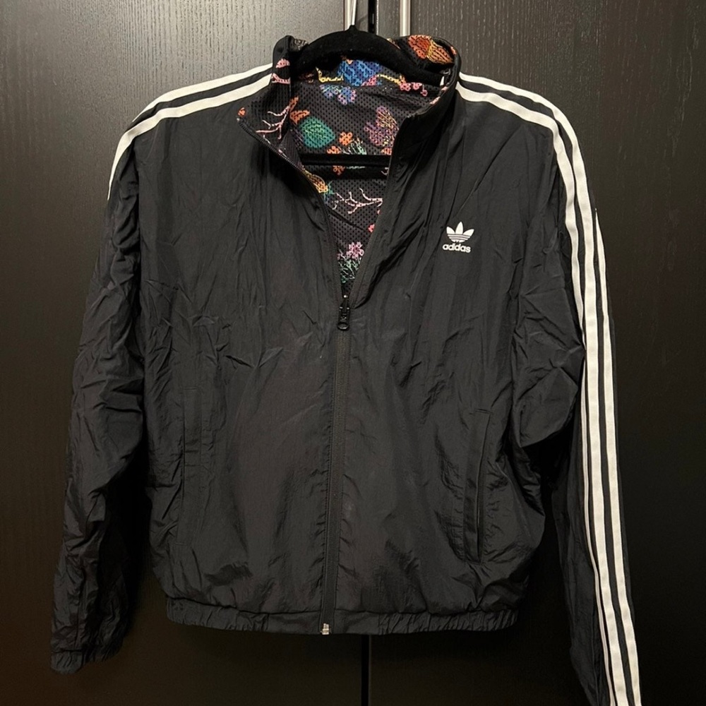 Adidas Originals Garden Print Reversible Track Jacket Size S